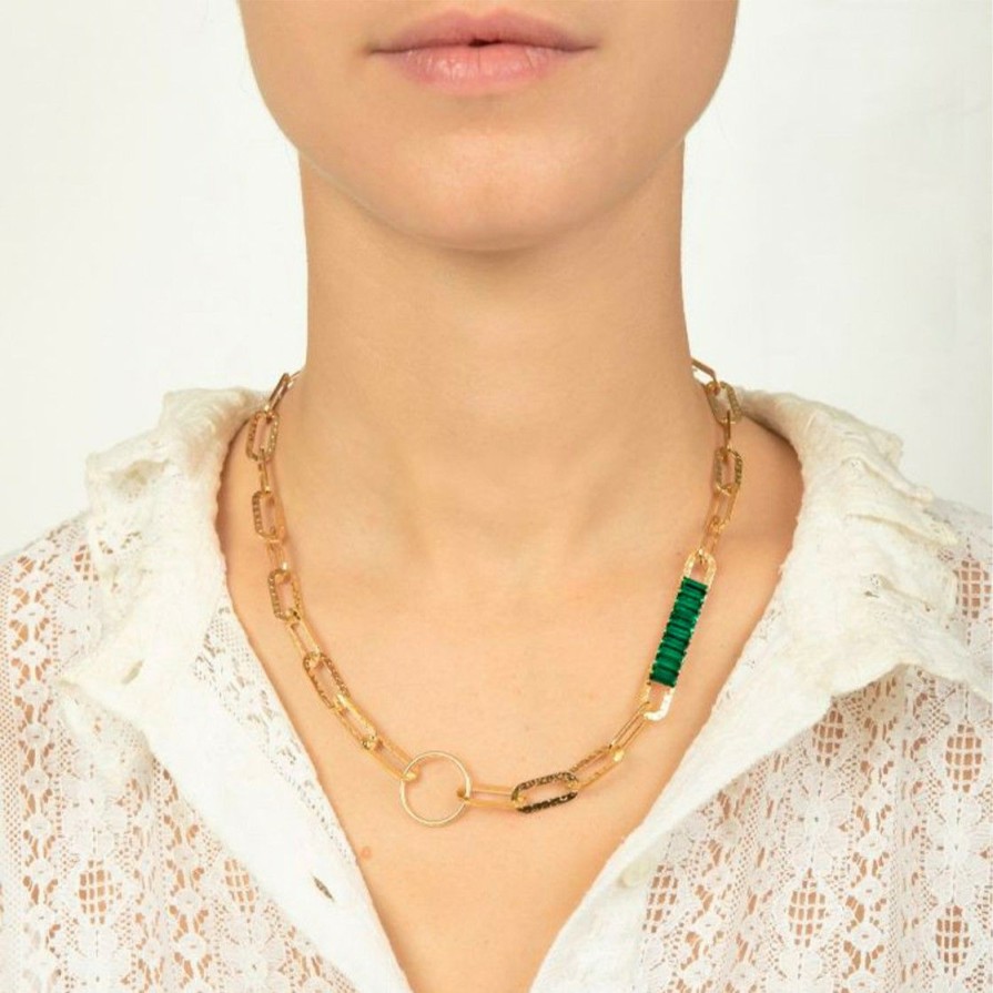 Jalouses  | Collier Medecine Douce Ziggy 60 Green